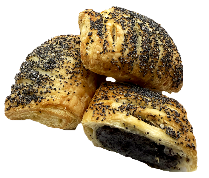 Маковка слойка с маком (уп-ка 1,5 кг) (шт в упаковке 21-23) 1745